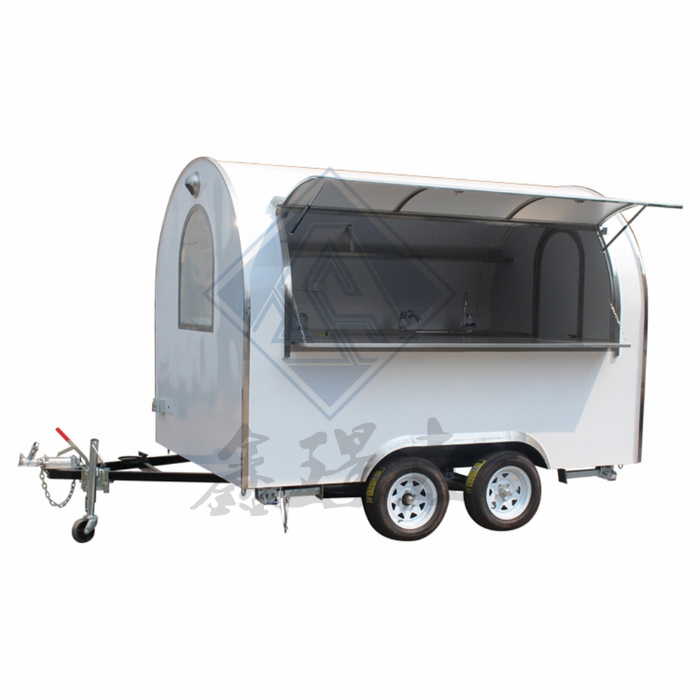 Street Mobile Food Truck Cart Travel Camping Camper Trailer Van Bicycle Ice Cream Food Cart