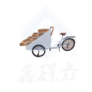 Bread Fruit Flower Display Bicycle Food Cart Mobile Food Cart