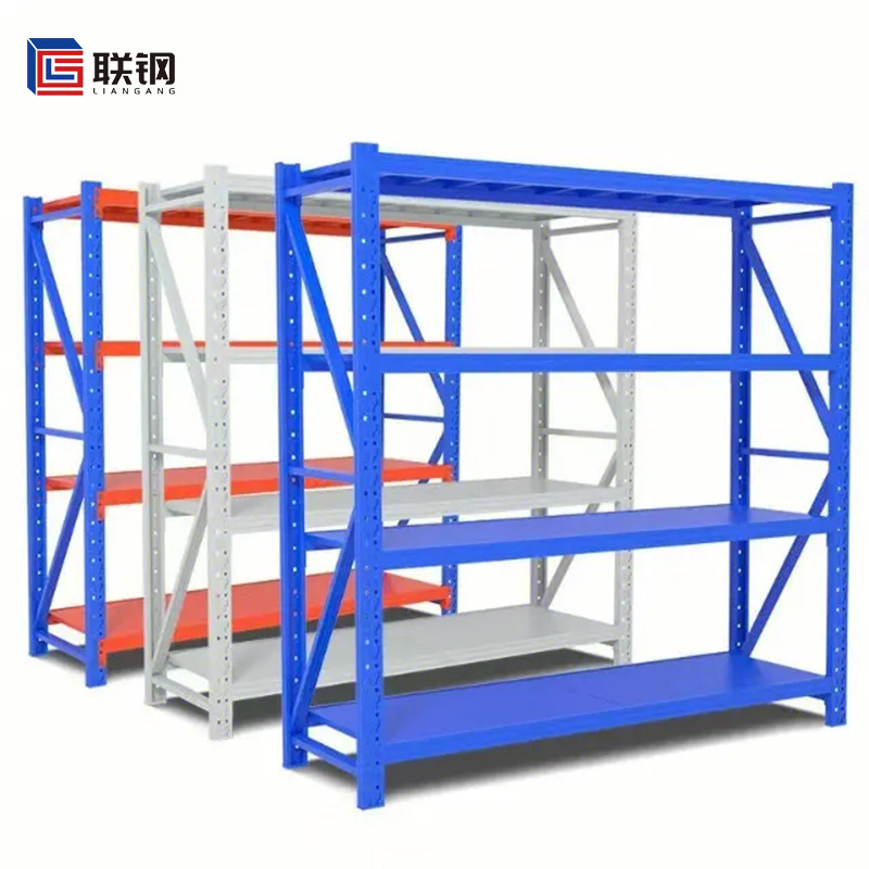 Storage shelves metal steel Warehouse racking selective racks 4 layer 5 layer 7 layer heavy duty rack