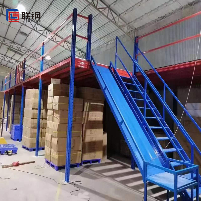 Customize Warehouse Heavy Duty Steel Mezzanine Floor Rack Metal Mezzanine Platform Racking