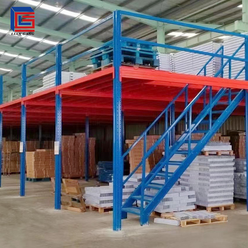 Manufacturer Industrial Warehouse Rack Shelf Mezzanine Storage Shelving Steel Platform Mezzanine Floor Racking System