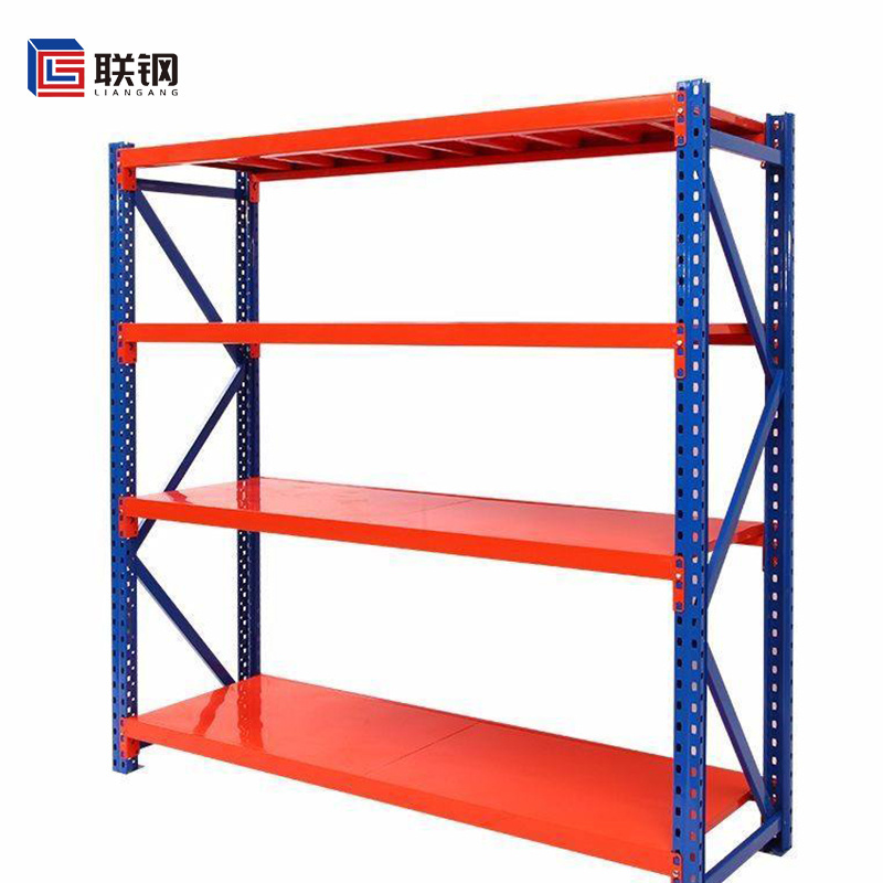 Wholesale stock storage shelf metal heavy duty factory customizable warehouse racking