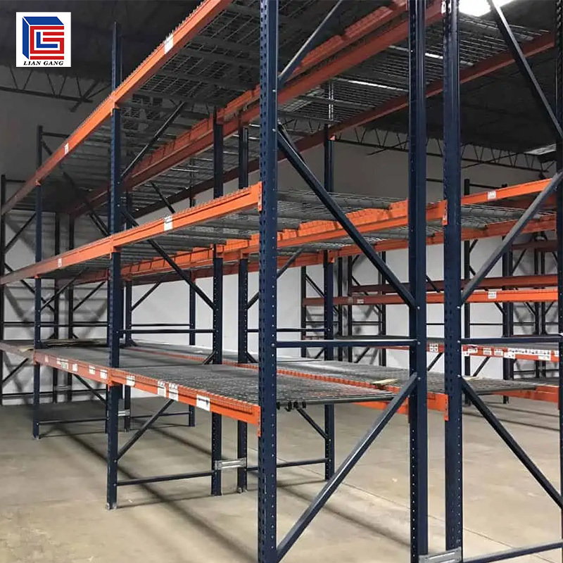 Heavy Duty Teardrop Pallet Racking System For Warehouse Industrial Stacking racks shelving