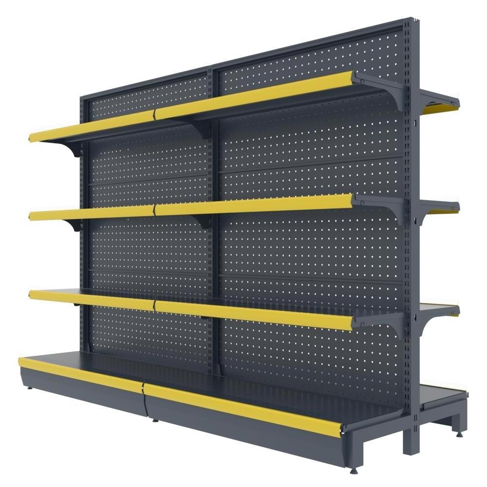 Custom commercial shelves grocery store double-sided retail display shelving store racks display shelf for supermarket