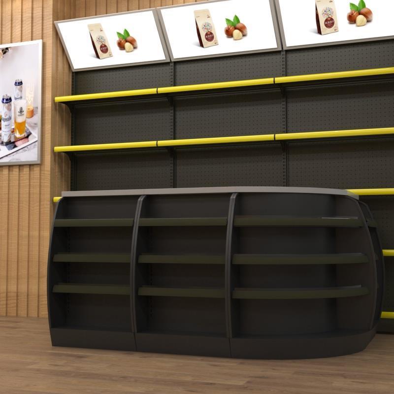 Custom commercial shelves grocery store double-sided retail display shelving store racks display shelf for supermarket