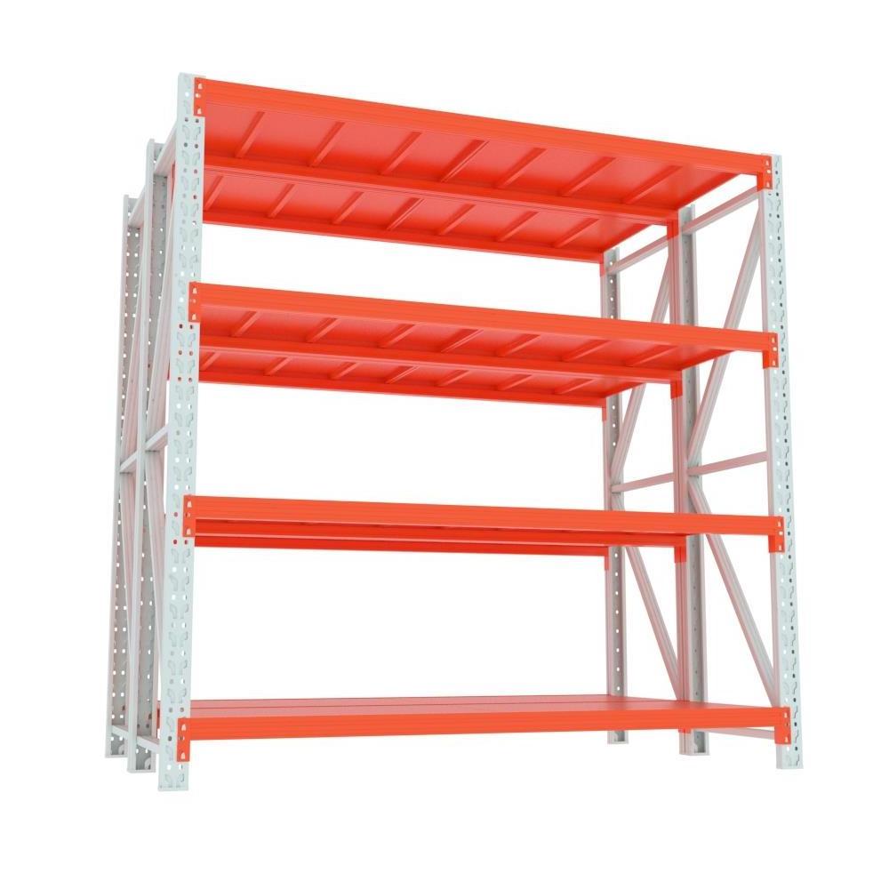 New Arrival 4 Tier Boltless Shelf Workshop Storage Storage Racking garage shelving wholesale shelving units