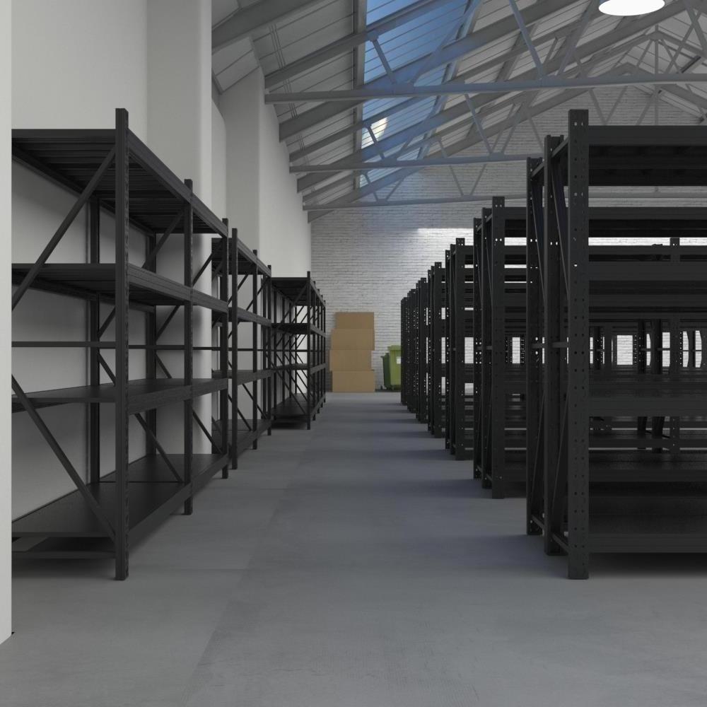 New Arrival 4 Tier Boltless Shelf Workshop Storage Storage Racking garage shelving wholesale shelving units