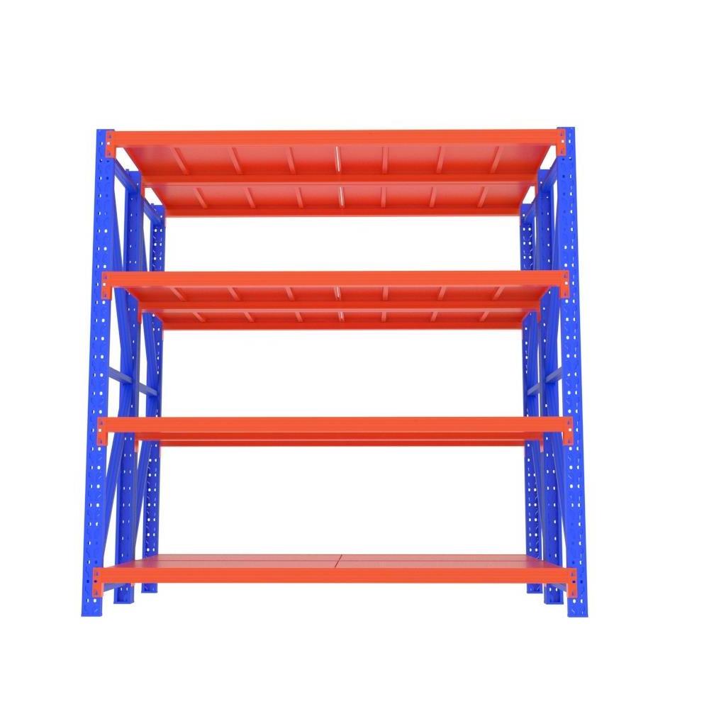 Mulit-Function Warehouse Storage Rack Metal Stacking Racks Adjustable Steel Stacking Shelving