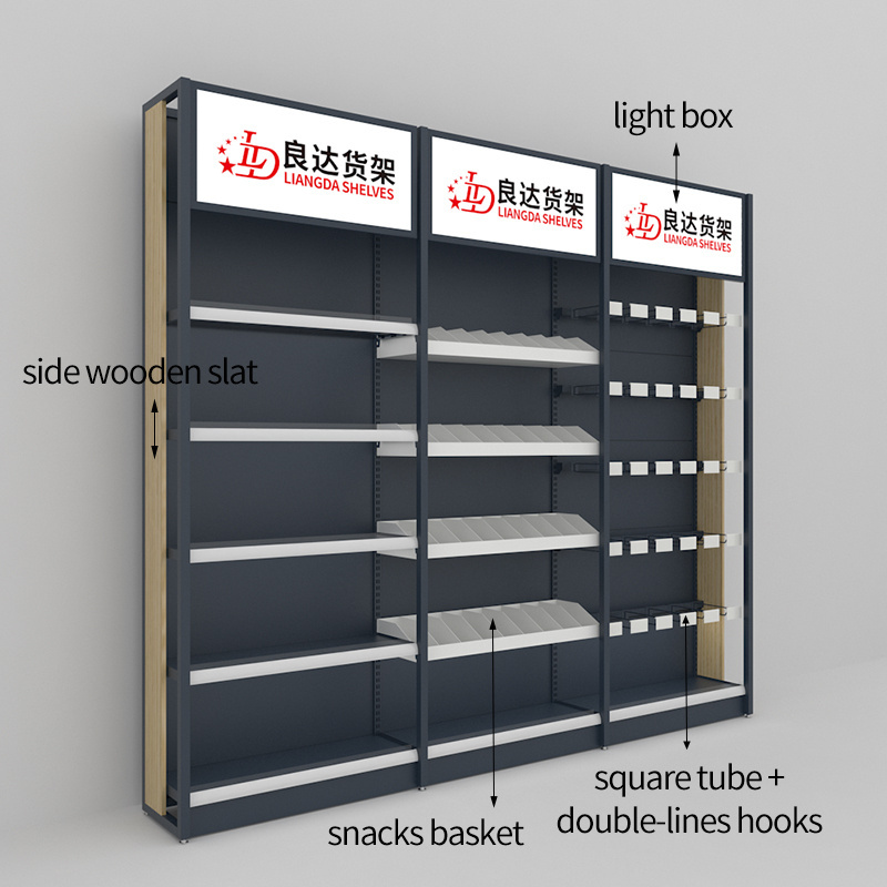 LD Foshan Light Duty store shelf display retail rack for shops