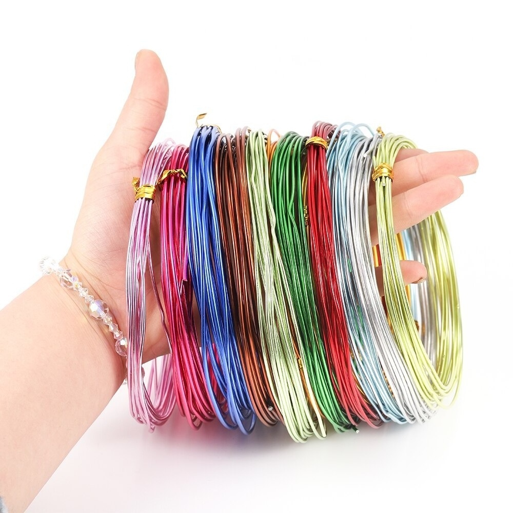 Manufactory Jewelry making Diy craft Aluminum Wire Colorful