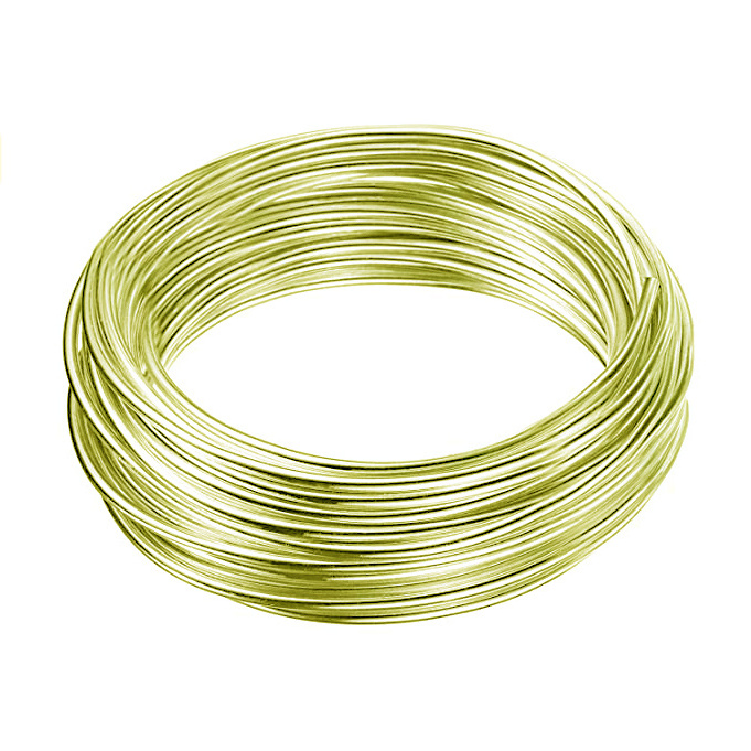 craft wire aluminium wire 1mm 2mm gold color printed