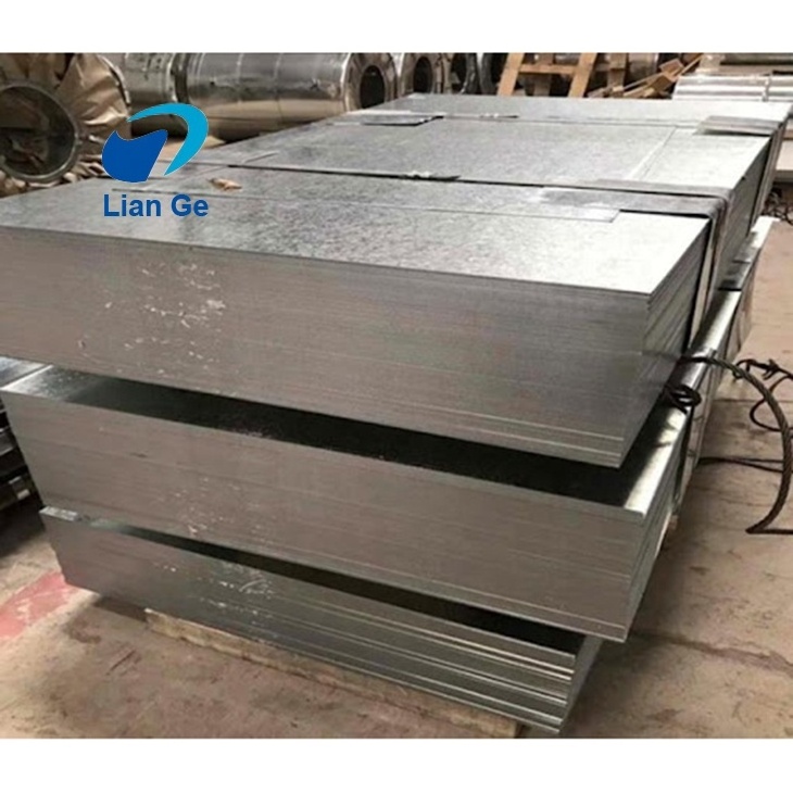 1mm 2mm 5mm Thickness DX52D DX53D DX54D 20 Gauge Zinc Coated Galvanized Gi Steel Sheet Plate