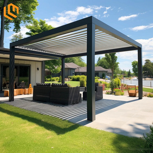 Luxury Outdoor Patio Bioclimatica Pergola Sustainable Waterproof gazebo in alluminio