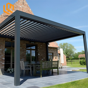 Waterproof Gazebo Canopy Window Awnings Pergola Aluminium 6x3 Outdoor Pavilion