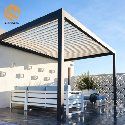 Motorized Hard Top Gazebos 10x12 Terrace Roof Waterproof Pergolas And Gazebos Outdoor