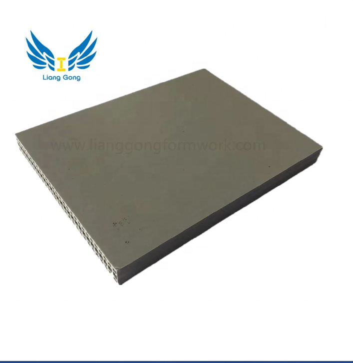 Lianggong Manufacturer Construction Material Plastic Formwork Shuttering Panel  PP Hollow Plastic Board for Construction