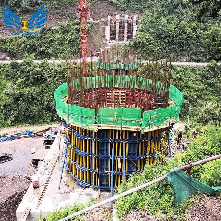 LIANGGONG Concrete Circular Water Tank Formwork System with H20 Timber Beam