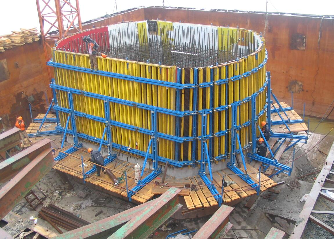 Lianggong Manufacturer H20 Timber beam Concrete Circular Water Tank Formwork System