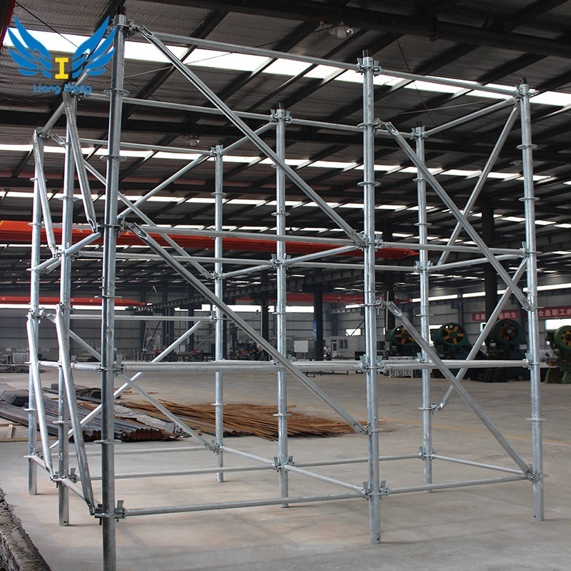 Q235 Galvanized Layher Ringlock Scaffolding Used Scaffolding For Sale