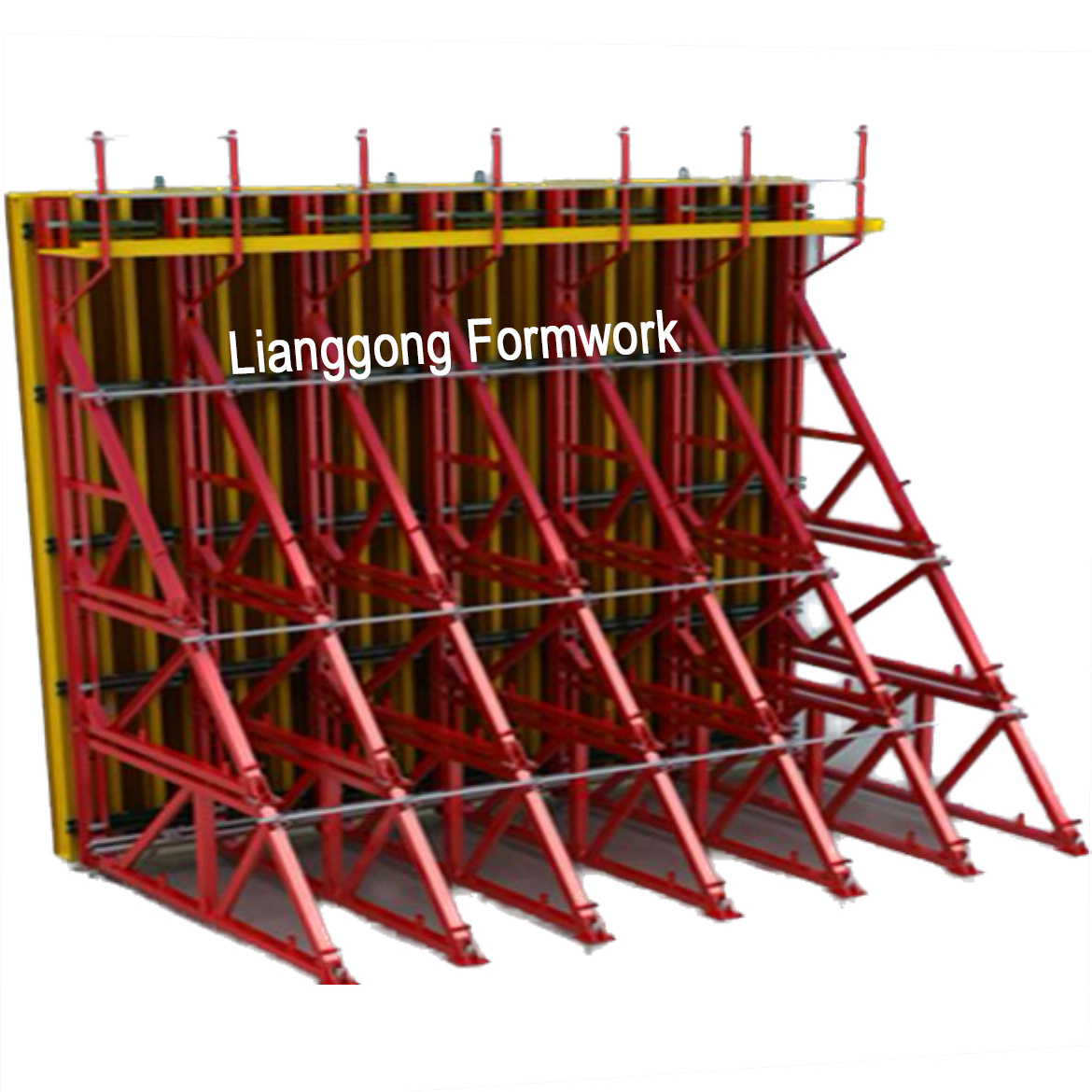 China Manufacturer Single Side Bracket Retaining Wall Formwork for Dam Subway Basement single sided tape for concrete block