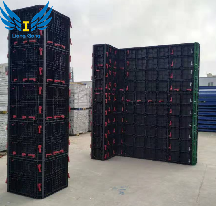 Modular Concrete Forms Plastic Wall and Column Formwork Reusable Plastic Formwork for Concrete Construction for House for Wall