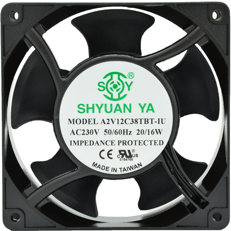 Approved 120x38mm Axial Industry 220 Volt AC Fan