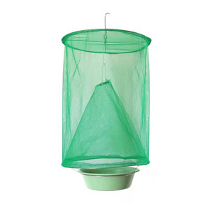 DLL585 Fly Control Trap Tools Reusable Hanging Fly Catcher Killer Flytrap Cage Net Trap Garden Supplies