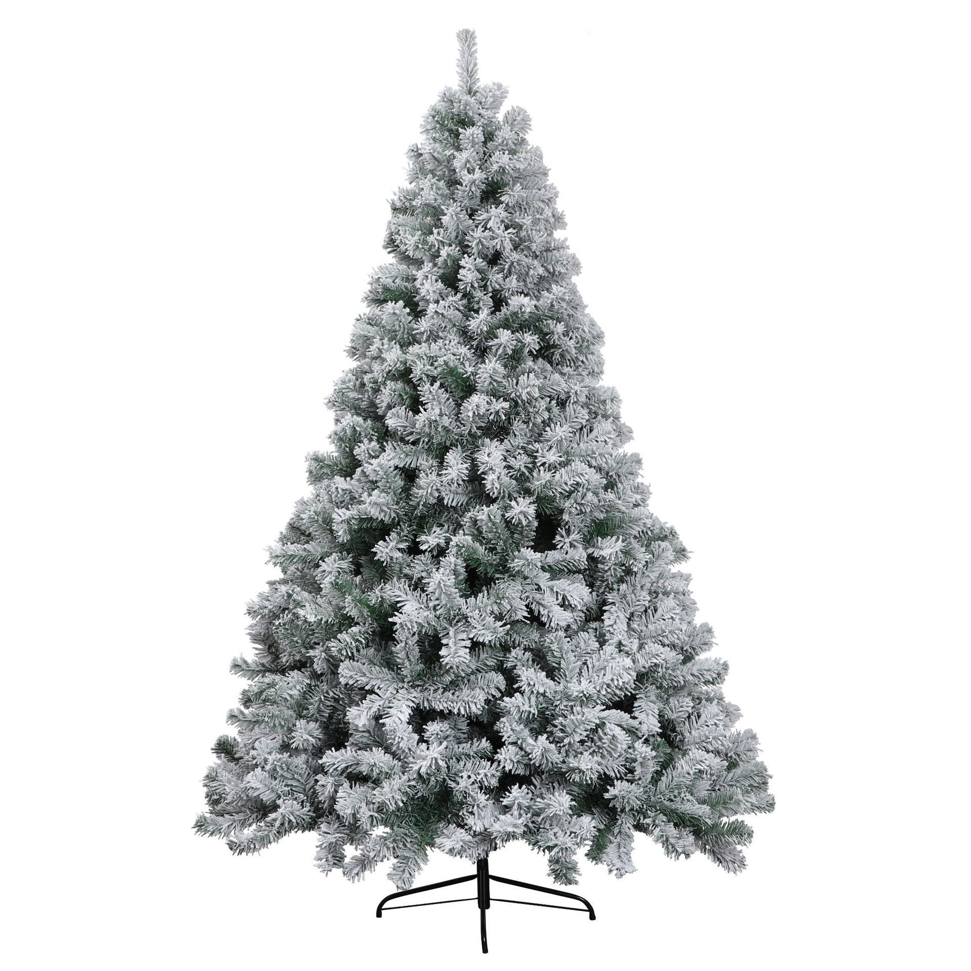 DD2097  Home Office Party Decoration White Fake Holiday Christmas Pine Trees Flocked Xmas Giant Artificial Christmas Snow Tree