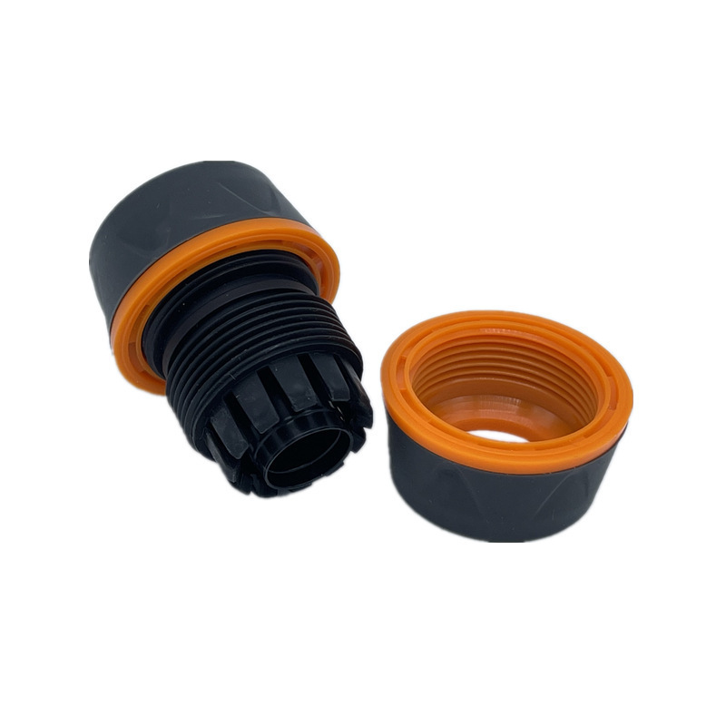 LSP111 Plastic Garden Hose Fittings Connectors Adapter Heavy Duty Repair Double Male Faucet Leader Couple Water Hose Connector