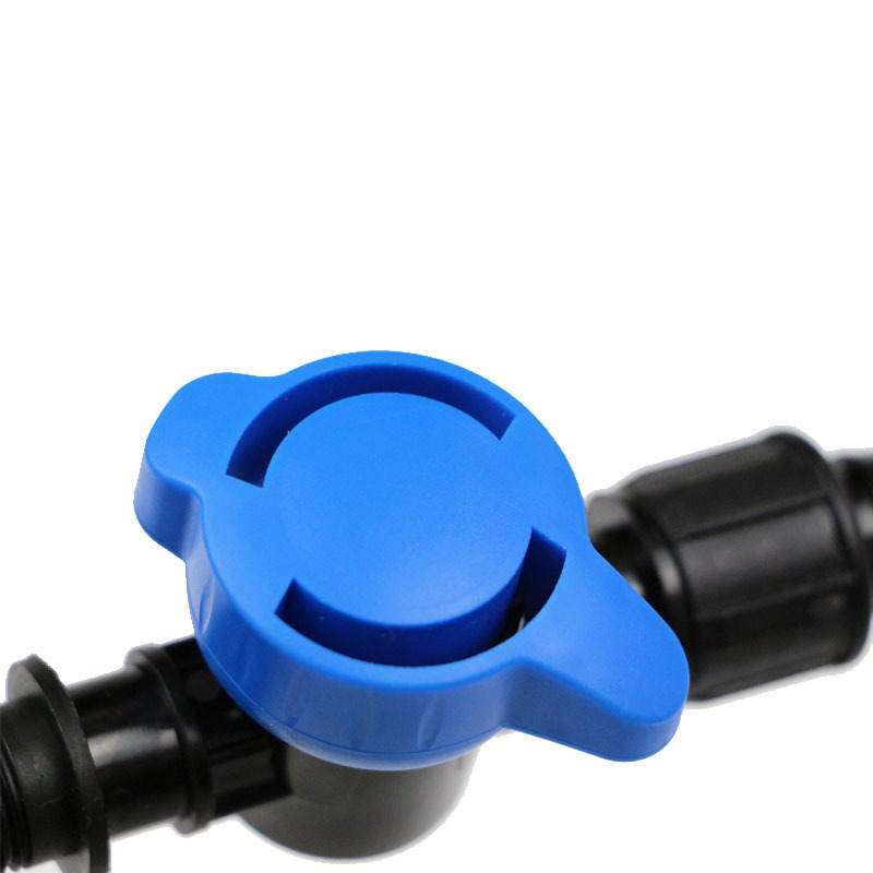 LSP120 Feelers Drip Irrigation with Shut Off Valve Drip Tubing Coupling Valve Connector Locking Fitting Compatible Drip Tube