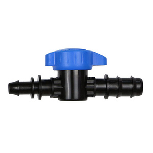 LSP120 Feelers Drip Irrigation with Shut Off Valve Drip Tubing Coupling Valve Connector Locking Fitting Compatible Drip Tube