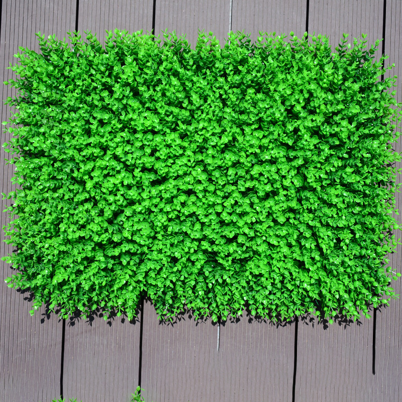 DLL647 Green Plant Wall Artificial Lawn Boxwood Hedge Garden Backyard Home Backdrop Decor Simulation Grass Outdoor Flower Wall