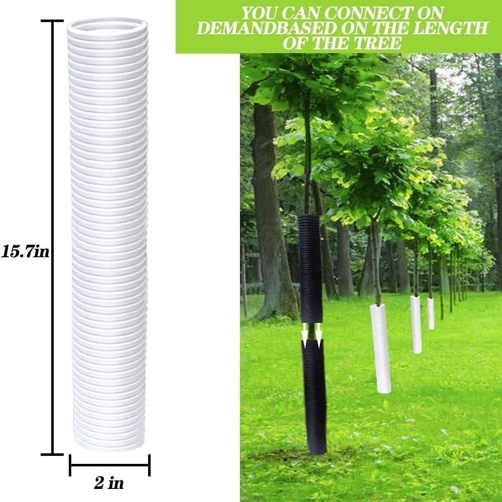 DD2302   Protect Tree Guard Tube Wraps Keep Warm Sleeve Sapling Prevent from Deer Damaged Spiral Tree Trunk Protector