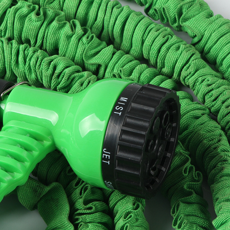 DD876  Expandable Garden Hose 25ft 50ft 75ft 100ft 150ft Rubber Hose Gun Promotion High Pressure Snake Garden Water Hose