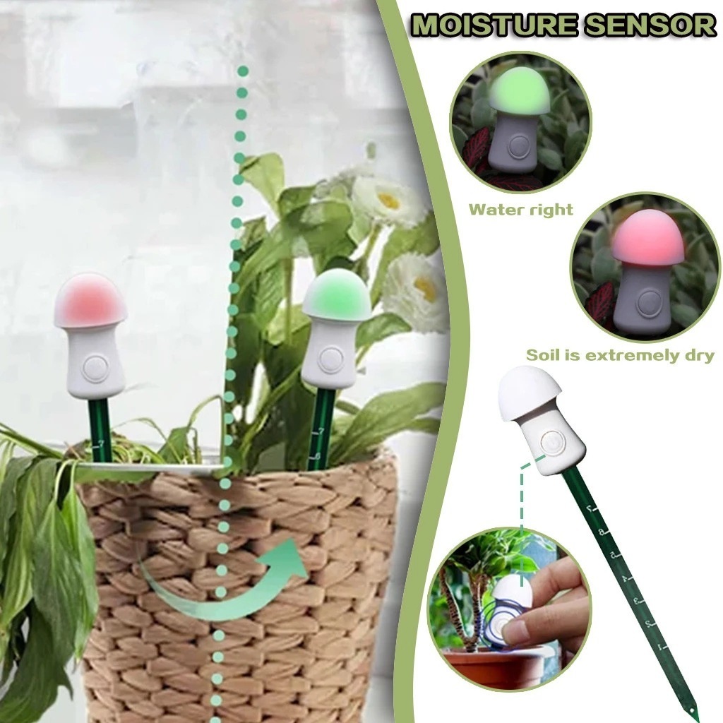 DD1114    Digital Water Bar Humidity  Light PH Tester for Garden Plants Hygrometer Plant Water Soil Moisture Meter