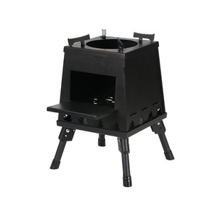 DLL641 Outdoor Wood Pellet Stove Heater Portable Outdoor Mini Wood Stove Smokeless Fire Pits