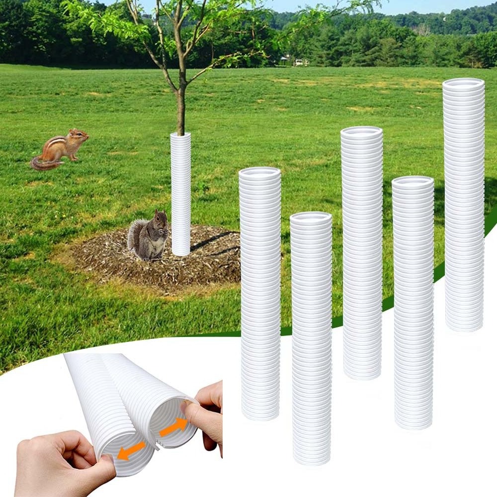 DD2302   Protect Tree Guard Tube Wraps Keep Warm Sleeve Sapling Prevent from Deer Damaged Spiral Tree Trunk Protector