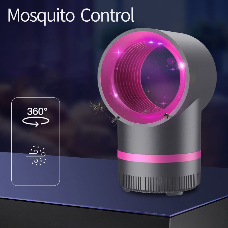 DD2862  Bug Zapper Indoor Insect UV Light USB Suction Fan for Fly Control Home Electric Mosquito Killer Trap Light