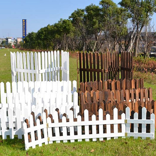 DD1975  Family Garden Christmas Tree Fences Edging Wedding Party Decorative Wooden Picket Fence Border