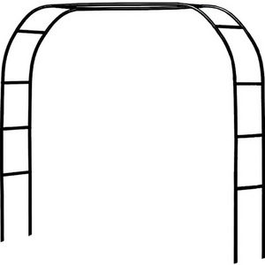 DD2608  7.5 Feet Wide Arched Door Climbing Plant Flower Pergola Wedding Party Garden Decoration Arch Metal Pergola Arbor