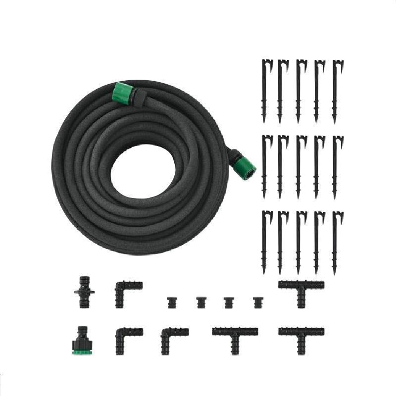 DD1694   Rubber 1/2' Automatic Water Saving Irrigation Pipe Kit Microporous Drip Porous Tubing Garden Beds Soaker Hose