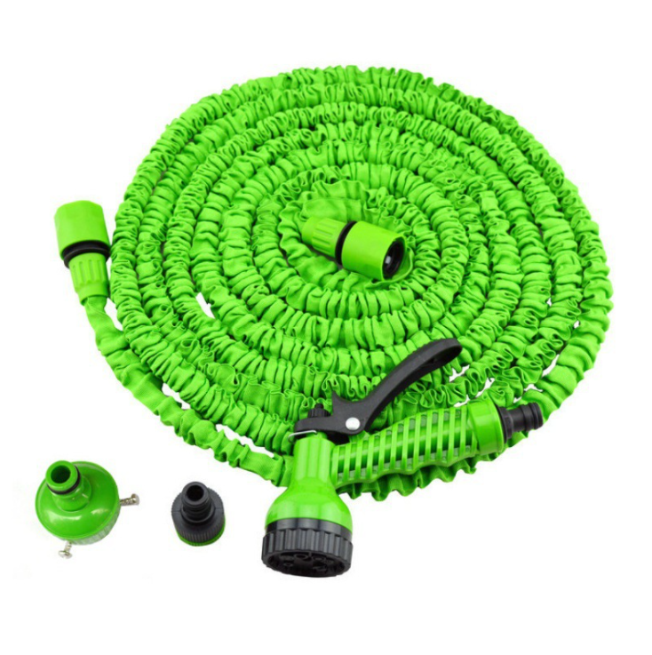 DD876  Expandable Garden Hose 25ft 50ft 75ft 100ft 150ft Rubber Hose Gun Promotion High Pressure Snake Garden Water Hose