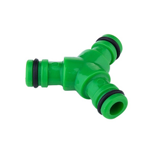 LSP108 Factory Supplier Plastic 3 Way Quick Shut Off Tap Connector Y Shaped Garden Irrigation Garden Water Hose Splitter