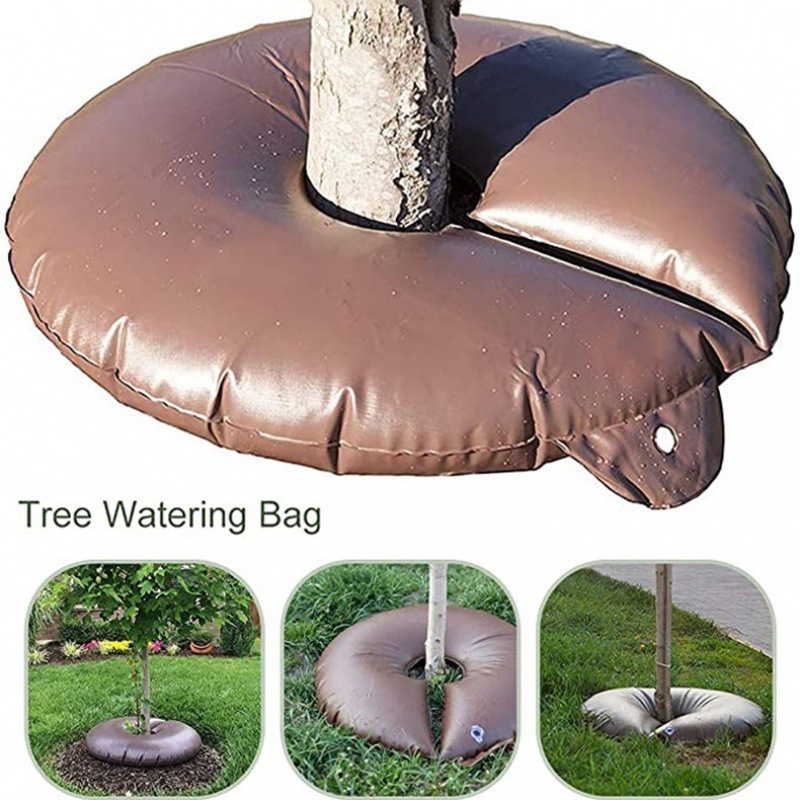 DD2407   15 gallon 20 gallon Plant Water Bags PVC Portable Drip Irrigation Slow Release Tree Watering Bag Ring