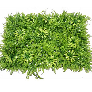 DLL668 Wedding Party Decoration Artificial Grass Boxwood Panels Faux Green Fence Hedge Backdrop Artificial Plant Grass Wall