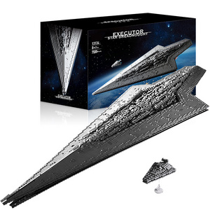 liangjun hot selling Mould King 7588+pcs Executor 13134 Star Destroyer Warship Plastic Technic Bricks Set Building Blocks Toys