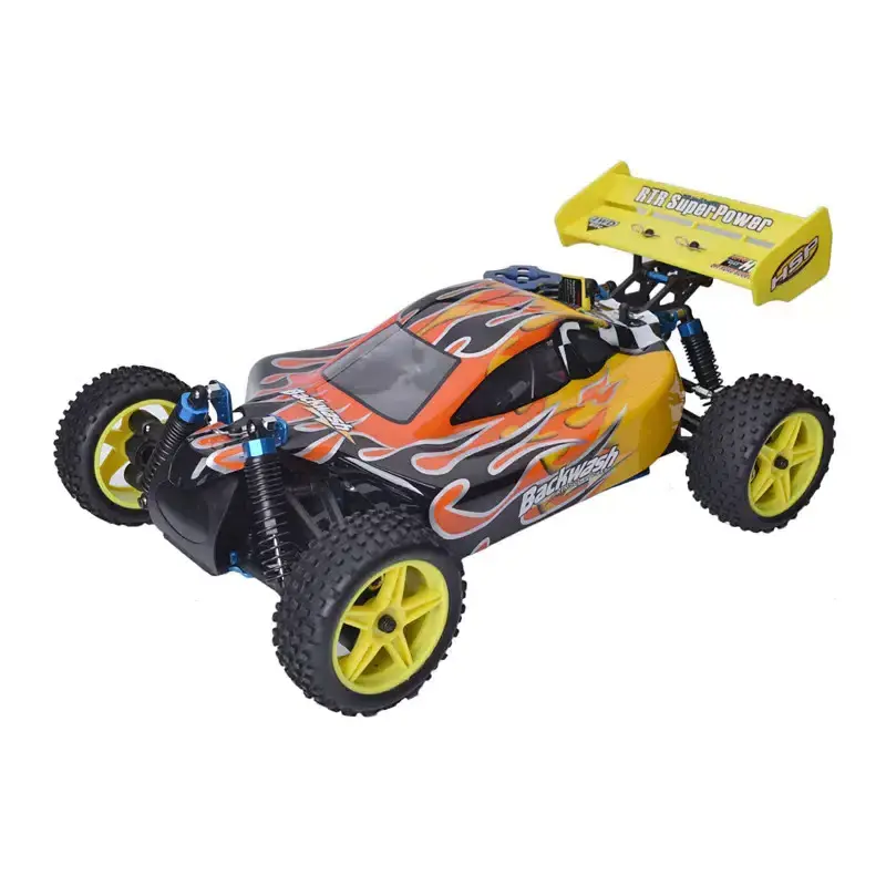 2.4Ghz Radio Controlled HSP 94166 1/10 Backwash Nitro Racking Buggy Gas Car 4WD 2 Speed 18cxp Engine RTR Toy Aluminium Chassis