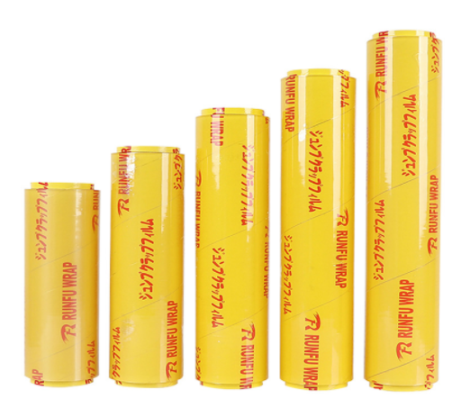 PVC stretch film for food jumbo roll plastic stretch film food wrap cling film supermarket packing food