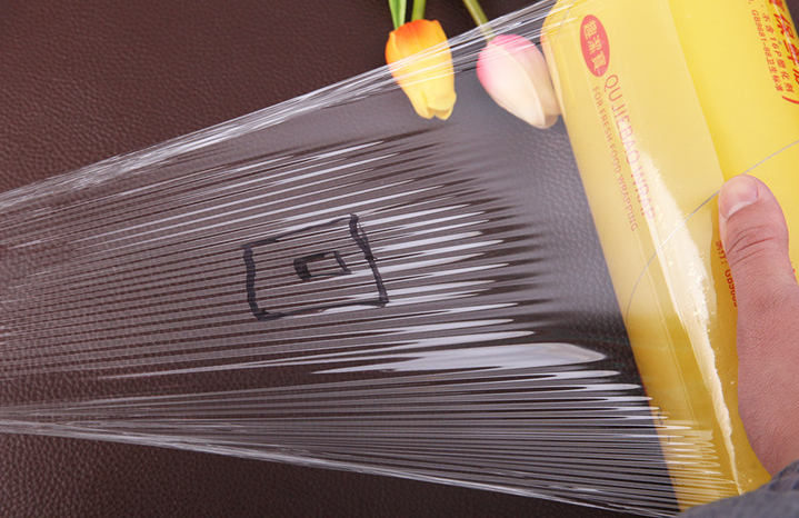 PVC stretch film for food jumbo roll plastic stretch film food wrap cling film supermarket packing food