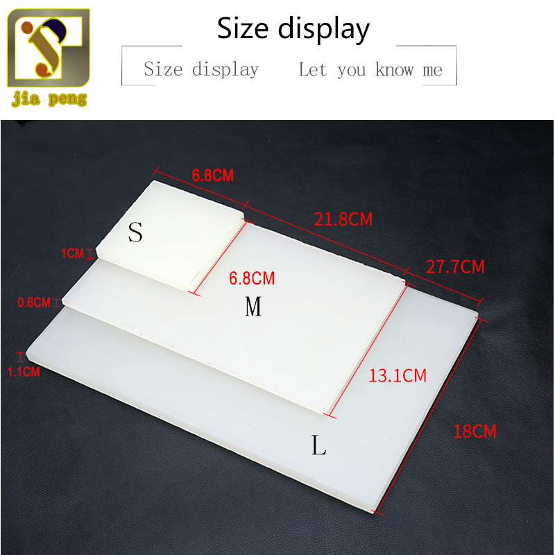 Customized PVC Punching Board White Thick Plastic Sheet Rubber Pad Mallet Mat Leather Craft Tools